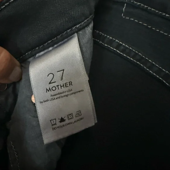 MOTHER The Vagabond Mini Fray Denim Skirt - 27 - Picture 10 of 10